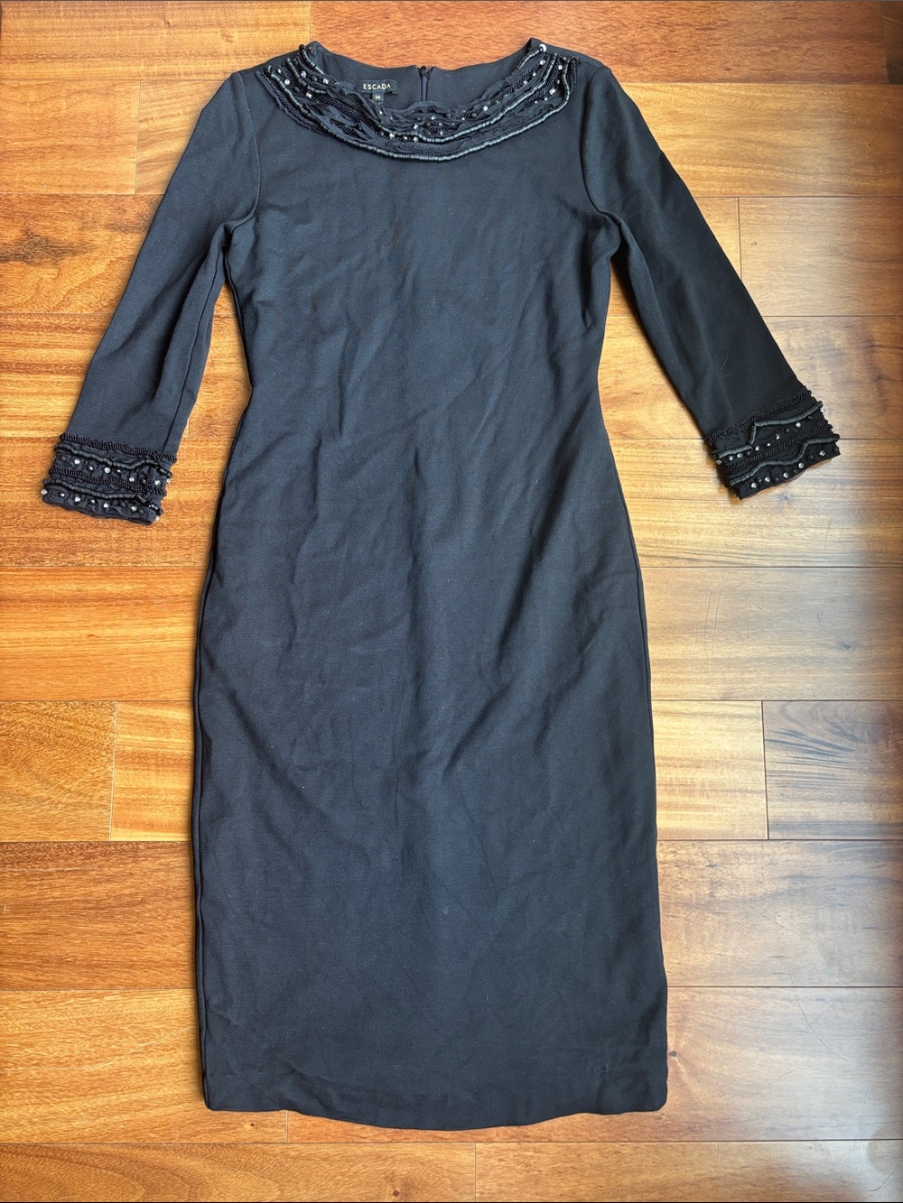 Escada black dress